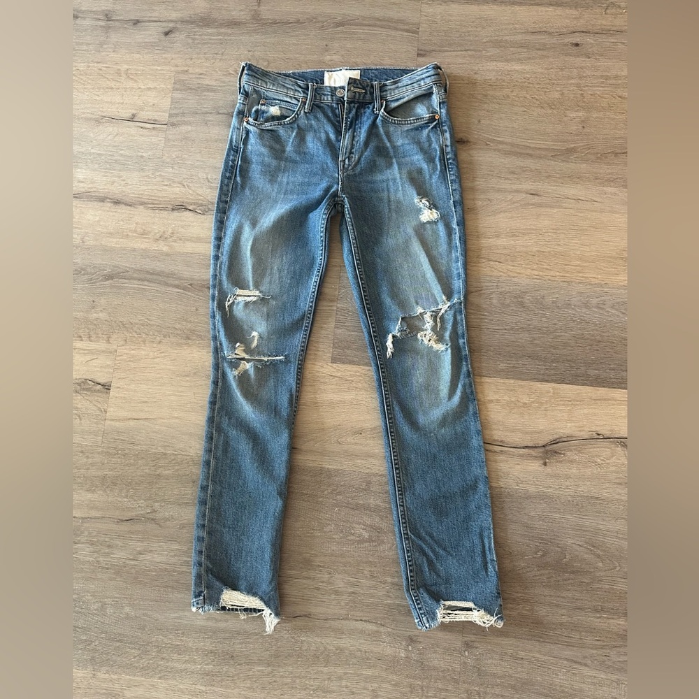 Mother Superior - Distressed Skinny Jeans - Size 24